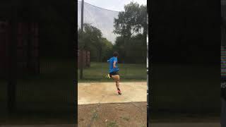 Adam Helcelet Discus Throw front view training camp 2018