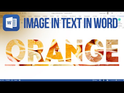 How to put image 🌅 inside text in Microsoft Word (Tutorial)