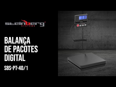 vídeo - Balança de pacotes digital - 40 kg / 1g - Basic - LCD externo