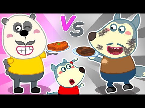 My Dad vs Your Dad - Who is Best | Daddy and Baby Song | Wolfoo Nursery Rhymes & Kids Songs Series