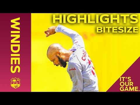 Windies vs India 1st Test Day 3 2019 | Bitesize Highlights