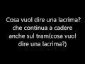 Canzone"Rocco hunt - Una lacrima ft. Lucio Dalla (TESTO!!!)