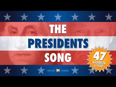 Presidents Song 47 | Through Donald Trump | Learn all the United States Presidents #history #usa
