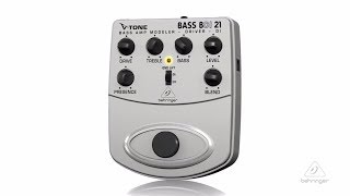 Video thumbnail for BDI21| V-TONE BASS DRIVER DI by Behringer