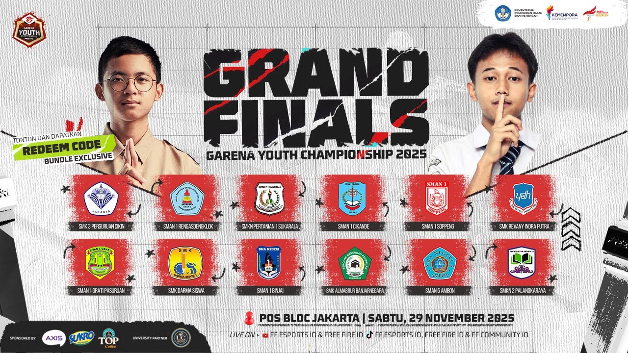 Grand Finals GYC 2025 | Turnamen Pelajar Free Fire