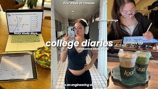 uni vlog @ usc 🪴 | first week of classes, seeing friends, busy study days