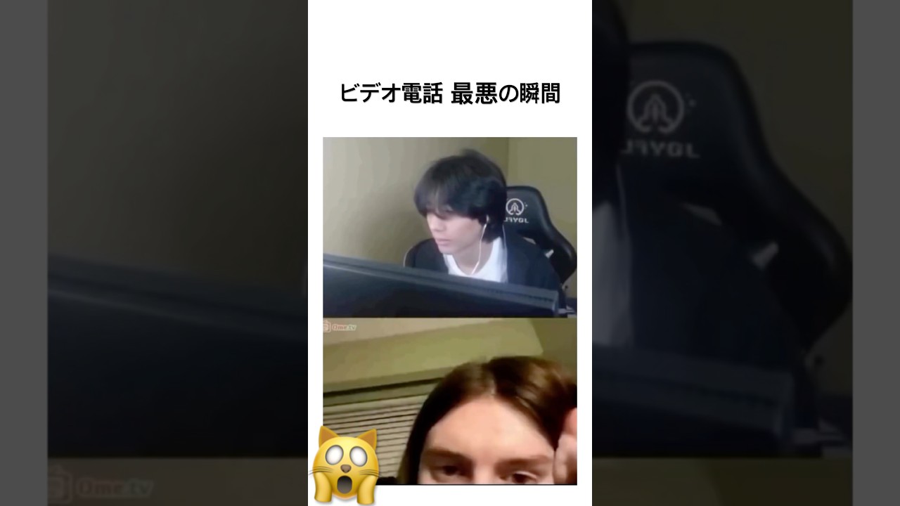 ビデオ電話 最悪の瞬間