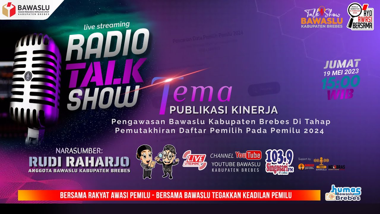 Publikasi Kinerja Hasil Pengawasan Di Tahap Pemutakhiran Data dan Penyusunan Daftar Pemilih