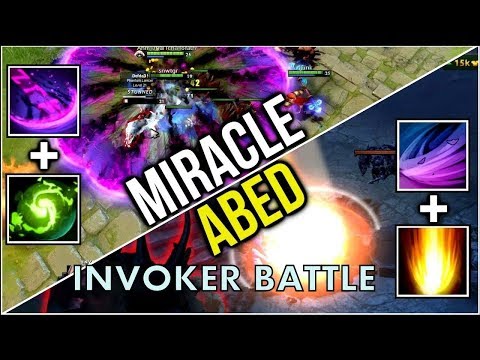 Miracle- & Abed [Dota2]  M-GOD & 10K play INVOKER- Battle Of Gods