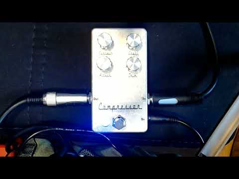 DIY Keeley 4 Knob Compressor Clone by tagboard effects Demo