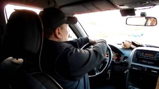 Вращение руля автомобиля