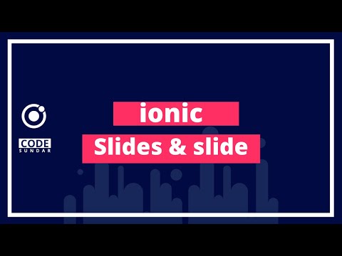 Ionic Slide Tutorial With Example Codesundar