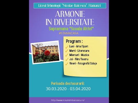 SAPTAMANA "SCOALA ALTFEL" LA LTNB