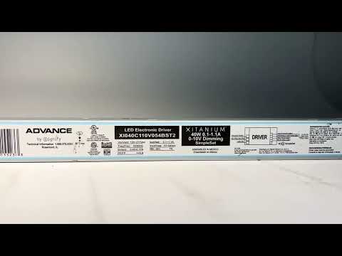 XI040C110V054BST2 – Xitanium 40W 0.1-1.1A 54V 0-10V INT-T