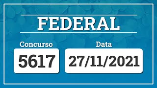 Capa de LOTERIA FEDERAL 5617