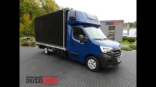 Camion cu prelata < 3.5t Renault MASTER PLANDEKA WINDA 8 PALET WEBASTO TEMPOMAT LEDY KLIMATYZACJA | Imagine 4 - Autoline