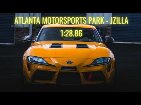 A90 Supra - Atlanta Motorsports Park 1:28.86 - Jzilla track day