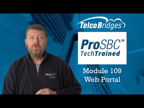 Prosbc Techtraining Module 109 Web Management Interface