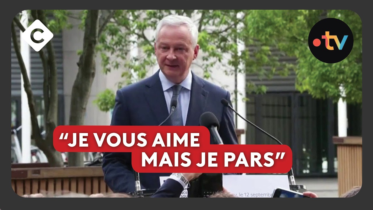 Bruno Le Maire revient sur son départ de Bercy