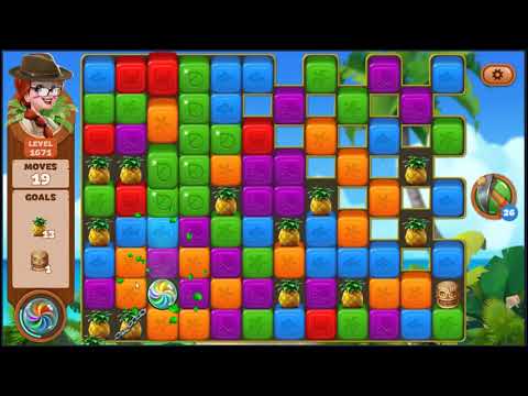 Lost Island Blast Adventure Level 1671 - NO BOOSTERS 🏝️ | SKILLGAMING ✔️