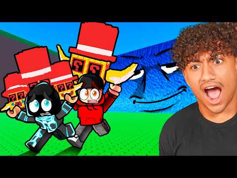 Escape The TSUNAMI For LUCKY BLOCKS in Roblox!