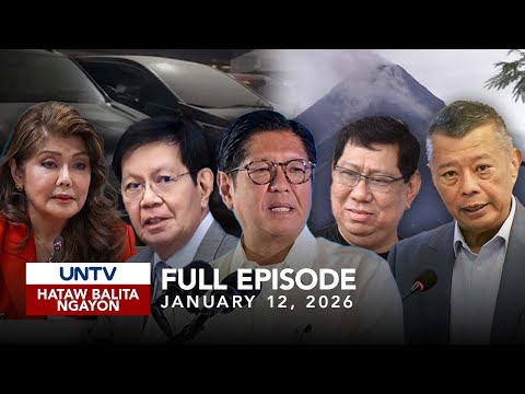 UNTV: Hataw Balita Ngayon | January 12, 2026