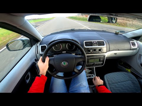 2008 Skoda Fabia II [1.4 16V - 86 HP] POV Test Drive | Revs Sound | 0-100 Acceleration