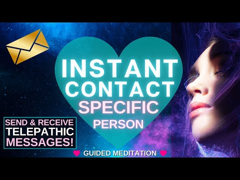 ✨SEND A TELEPATHIC MESSAGE ✨ Connect with Specific Person [Heal, Ground and Communicate]