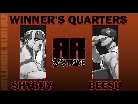 shyguyking (Alex) vs Beesu (Yun) | Winner's Quarters | Rollback Rumble: 3rd Strike Thursday