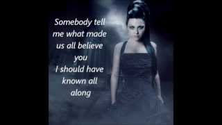 Evanescence -  It Was All A Lie (lyrics)