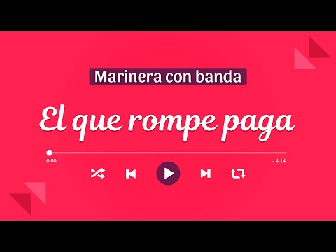 EL QUE ROMPE PAGA | Marinera Norteña con Banda 🎺