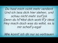 Silbermond - Nicht Verdient Lyrics