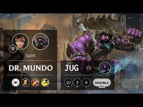Dr. Mundo Jungle vs Elise - KR Challenger Patch 9.16