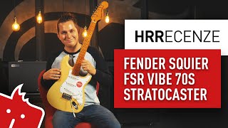 Video thumbnail for HRR: Fender Squier FSR Classic Vibe 70s Stratocaster by Kytary.cz