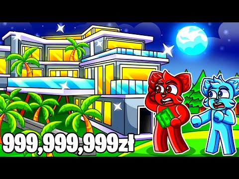WYDAŁEM 673,966ZŁ na NAJWIĘKSZĄ GIGA VILLE w Roblox!