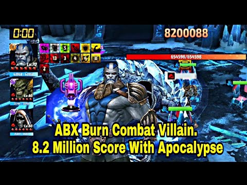 8.2 million ABX Score With Apocalypse | Apocalypse Still Best Combat Villain? - Marvel Future Fight