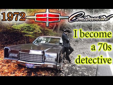 1972 Lincoln Continental-Iconic car in TV shows & Metal | Cinematic fall with classic American car!