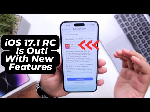 iOS 17.1 RC is out! New Features Added