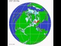 Continental Drift Animation Centred On The UK