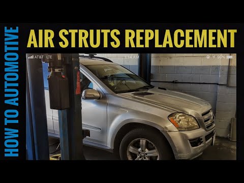 How to Replace the Front Air strut on a 2008 Mecedes GL320