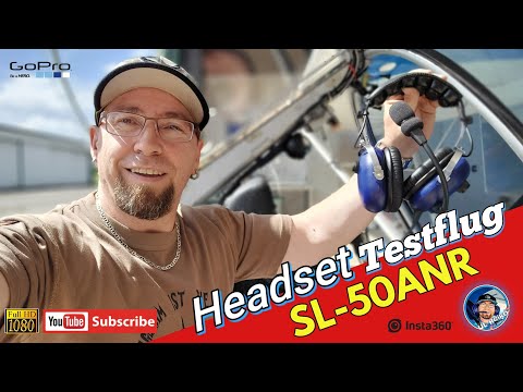 Test Headset SL-50 ANR #ultraleichtflugzeug #gopro