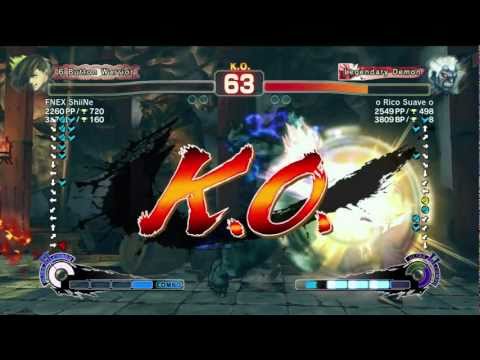 SSF4 AE FNEX ShiiNe(Ya) VS o Rico Suave o (Oni)