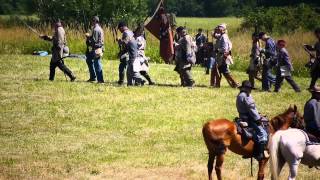 preview picture of video 'Civil War battle, Part 1 of 2, Chehalis, WA 2014'