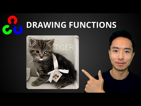 Opencv Tutorial Drawing Functions With Python Program