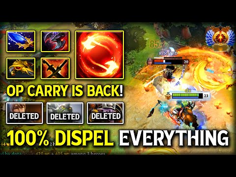 100% STRONG DISPEL CARRY Troll Warlord With Aghs Scepter Item Totally Unstoppable Monster DotA 2