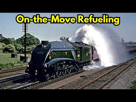 On-the-Move Refueling: The Story Behind Steam Trains and Water Troughs #steamtrains #steam #fyp