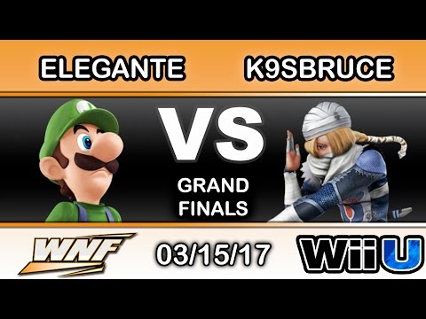 WNF 1.5 - Elegante (Luigi) Vs. K9sbruce (Sheik) Grand Finals - Smash Wii U