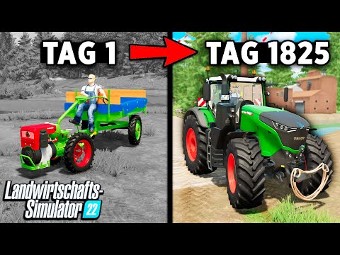 Ich habe 5 JAHR damit verbracht, die PERFEKTE FARM von Grund auf zu erschaffen! LS22