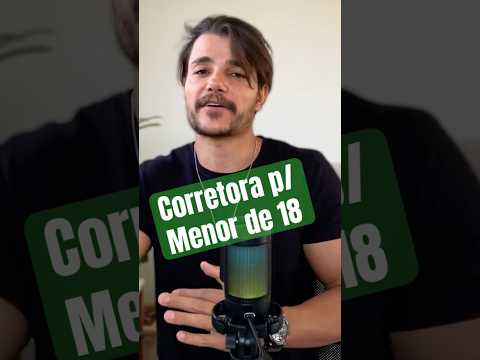 Melhor Corretora para menor de 18 anos 📊🤑 #shorts #corretoradevalores #rico #bolsadevalores