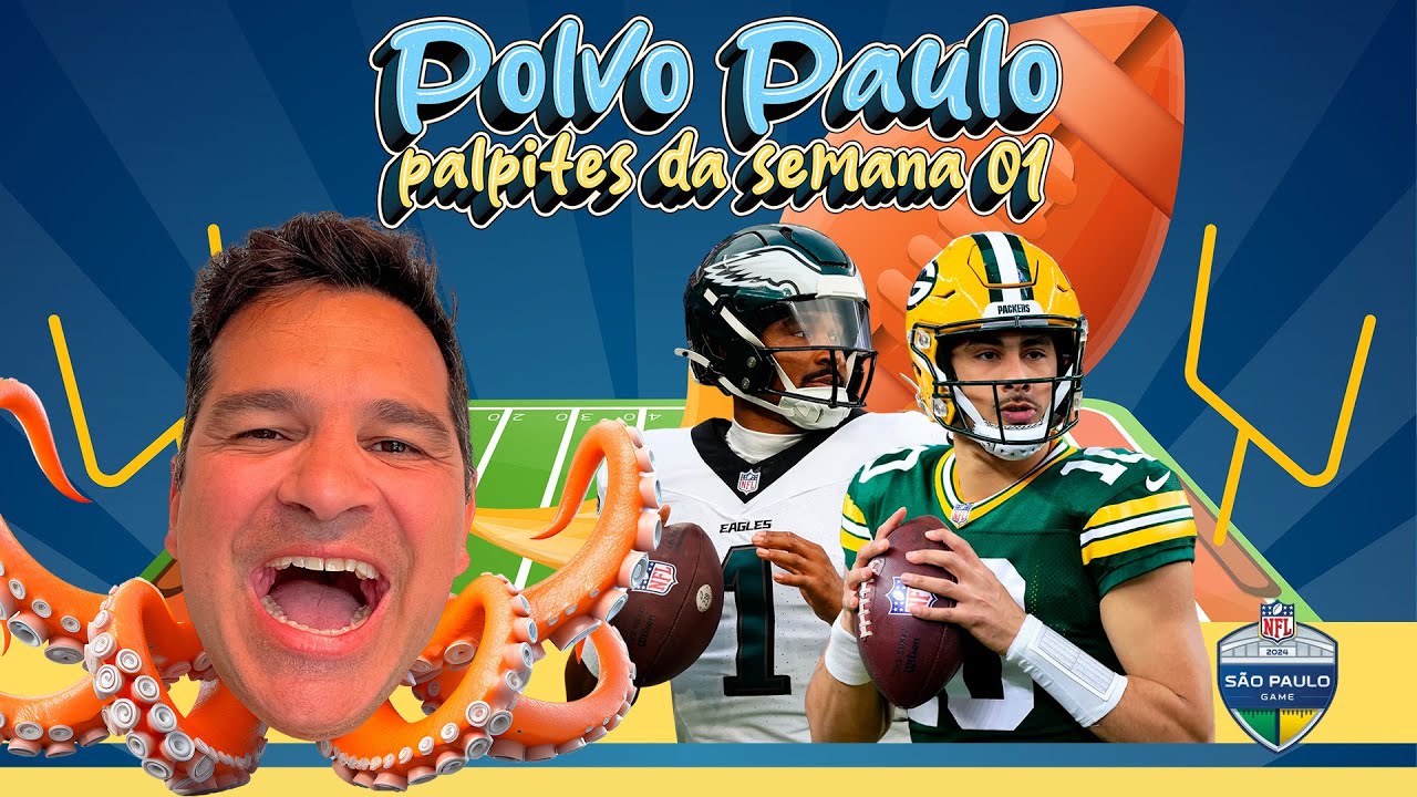 Palpites Semana 1 da NFL:  Polvo Paulo está de volta!